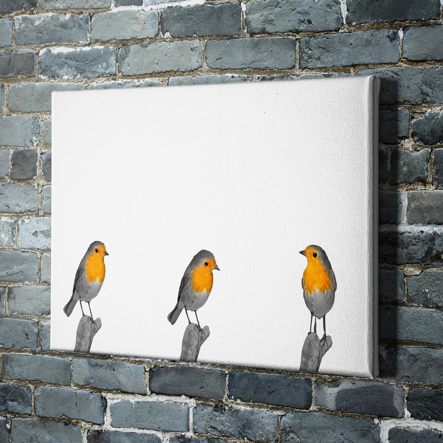 Pop of Tangerine Trio - Canvas