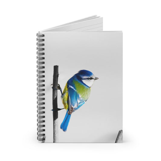 Pop of Cobalt Blue - Line Ruled Spiral Notebook