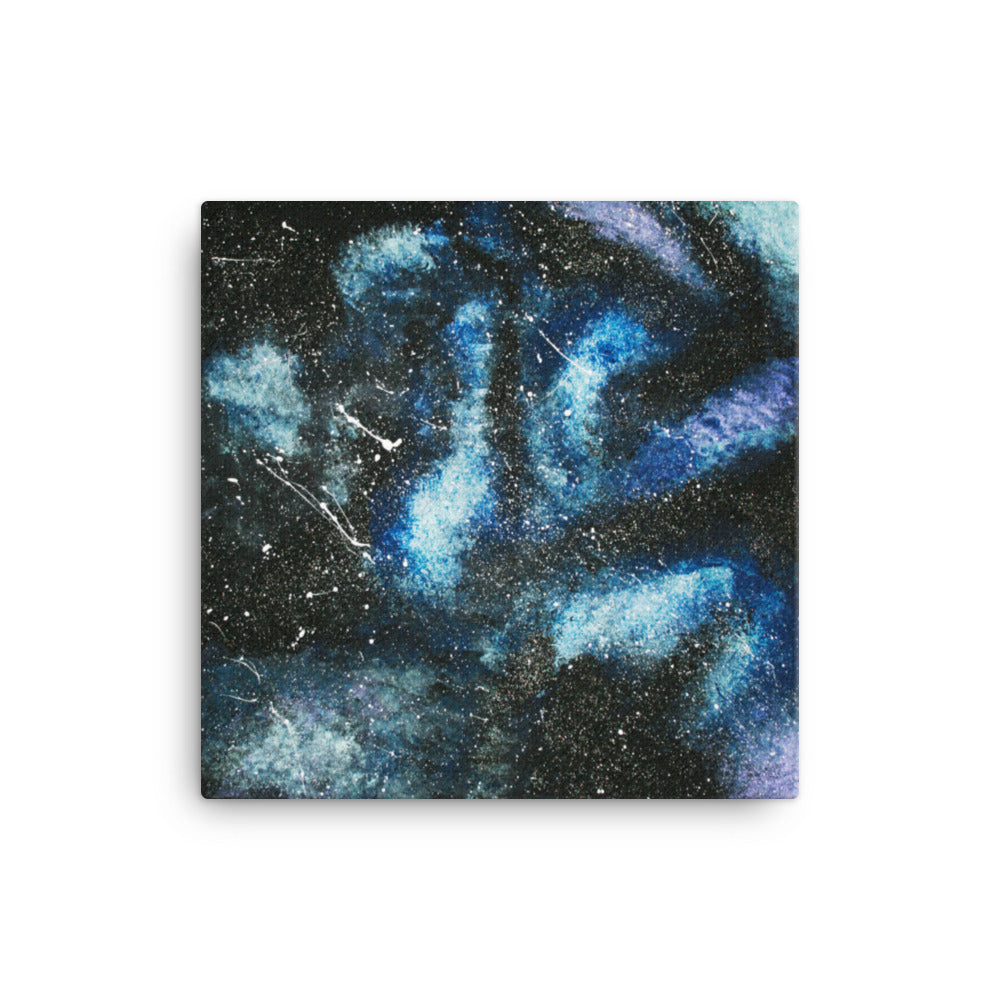 Abstract space artwork on canvas.  