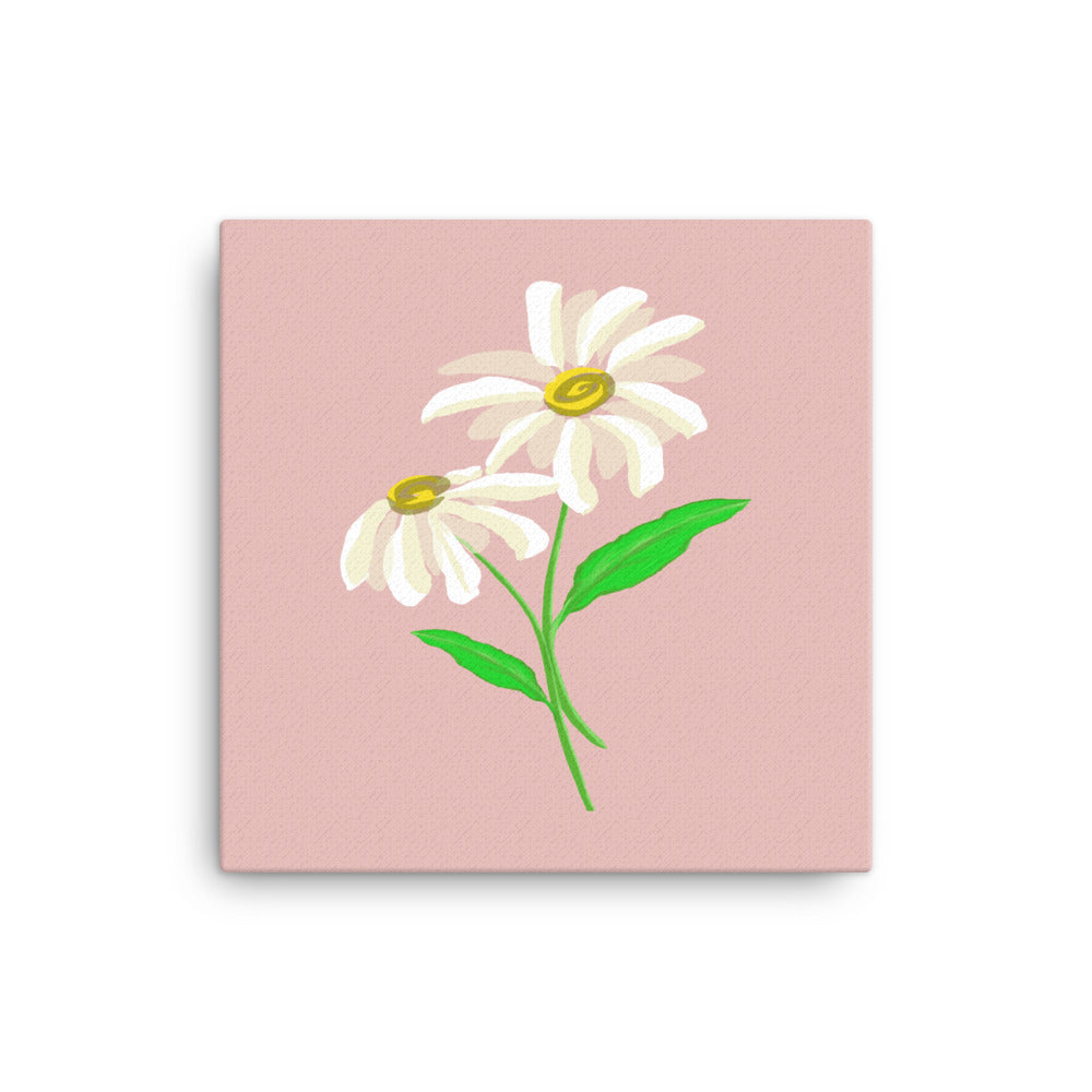 Daisy Day - Rose Fog - Canvas