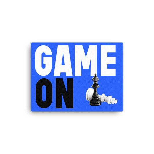 Game On - Blue Ribbon - Canvas