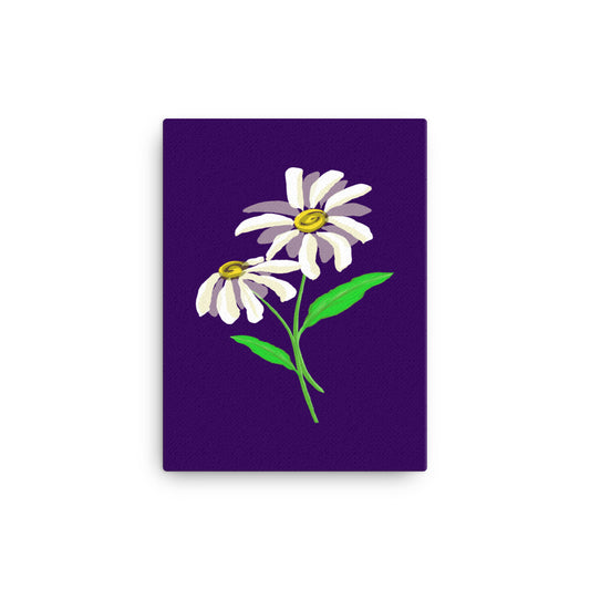 Daisy Day - Ripe Plum - Canvas