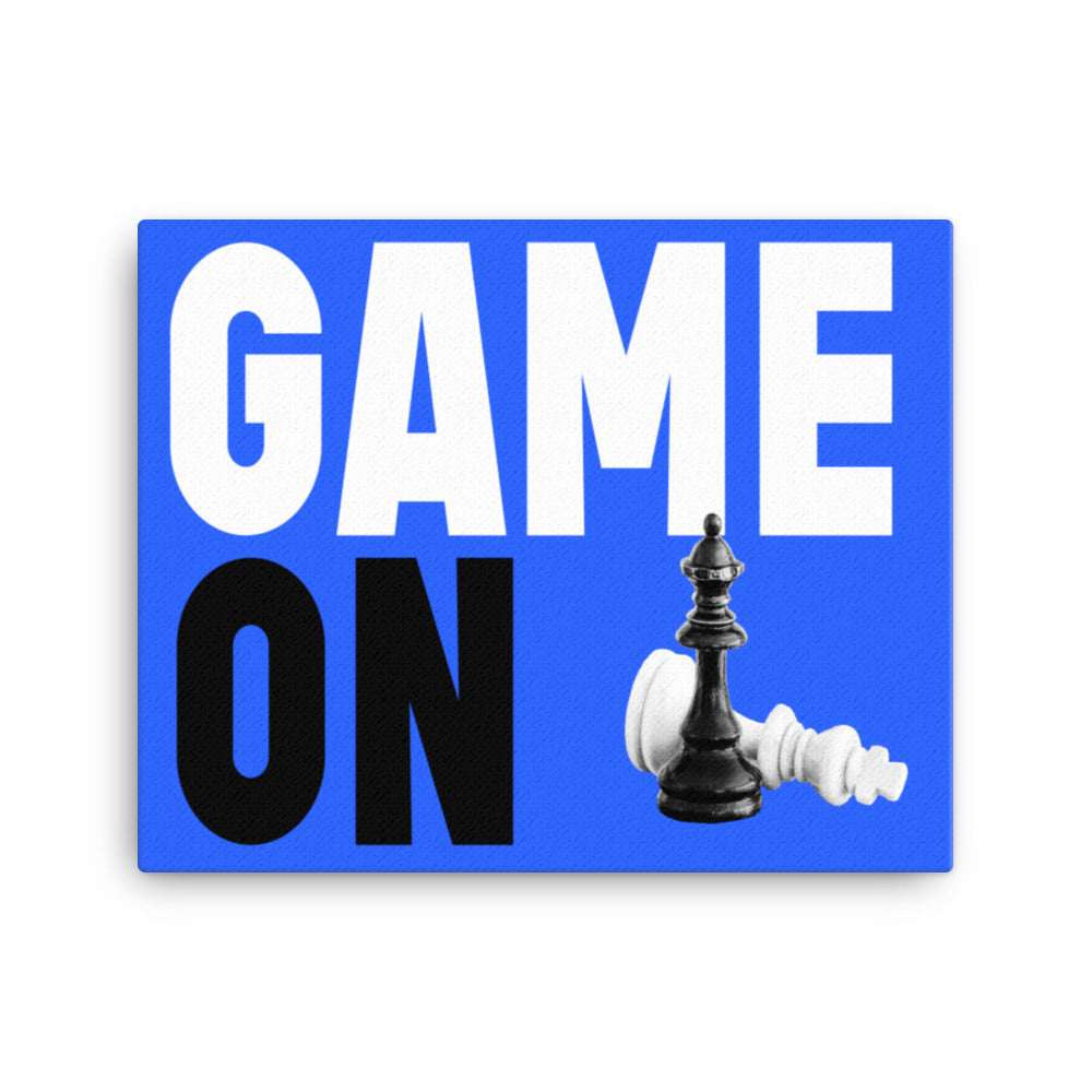 Game On - Blue Ribbon - Canvas