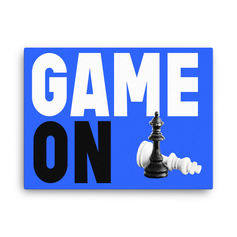 Game On - Blue Ribbon - Canvas