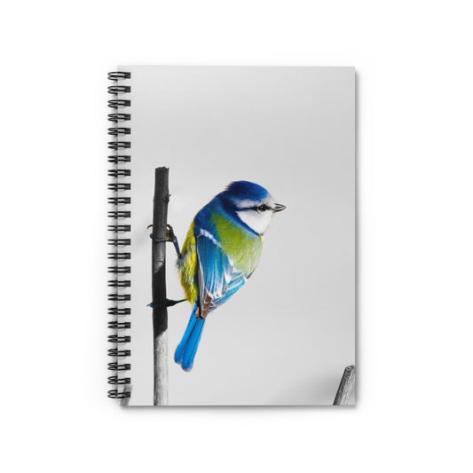 Pop of Cobalt Blue - Line Ruled Spiral Notebook